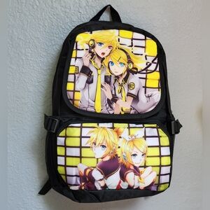 VOCALOID Kagamine Rin and Len Hatsune Miku Full-size Backpack NEW